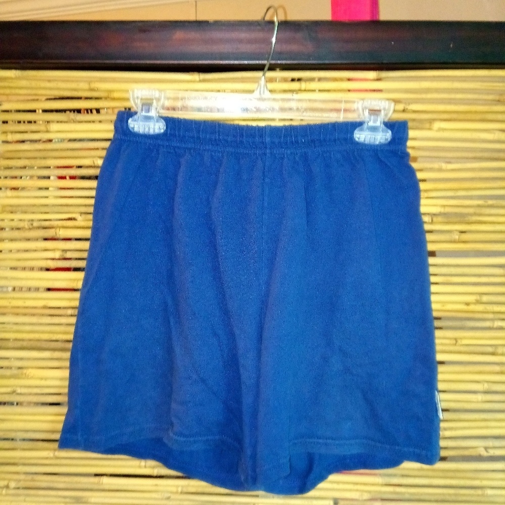 Bike M Deep Navy Cotton Athletic Shorts